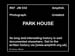 Park House. Date ? 01