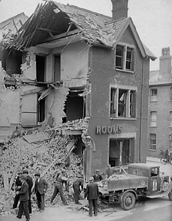 Bomb Damage  03 1942