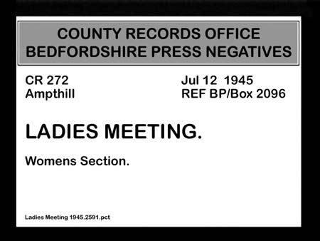 Ladies Meeting 1945.2591