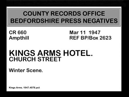 Kings Arms. 1947.4078