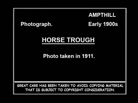  Horse Trough 1911 01