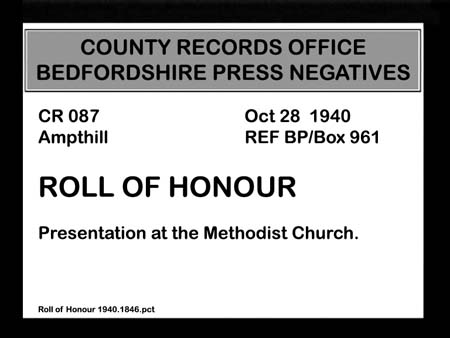 Roll of Honour 1940.1846