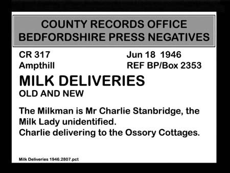 Milk Deliveries 01 1946