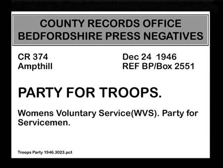 Troops Party 1946.3023