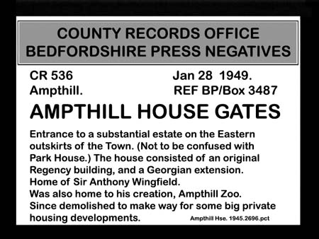 Ampthill House 17 1945