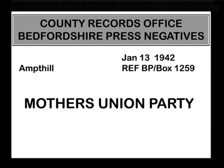Mothers Union 1942.1970
