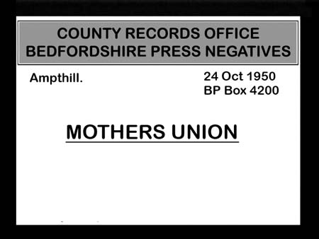 Mothers Union 1950 01