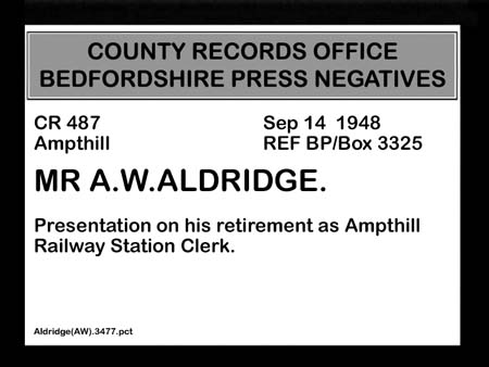 Aldridge(A.W.).3477