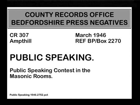 Public Speaking 1946.2752