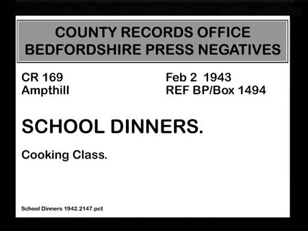 School Dinners 1943.2147