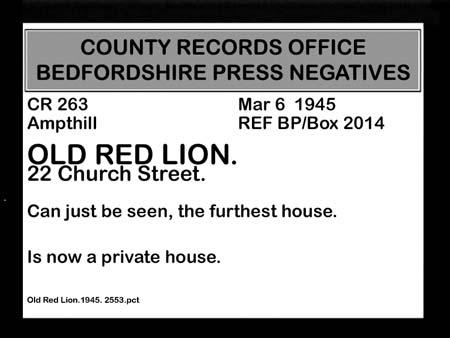 Old Red Lion.1945. 2553